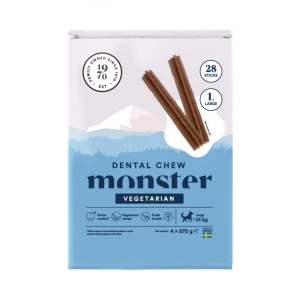 Monster Dog Dental Chew Veg. L Month (28st) 1080g