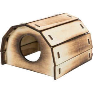 Trixie Mikkel trähus, flamberad, 13 × 9 × 12 cm