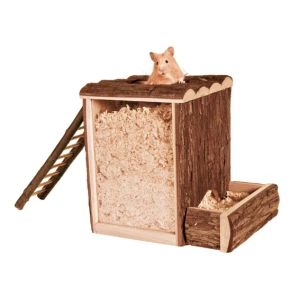 Trixie NL lek- och sovtorn, hamster, 25 × 24 × 20 cm