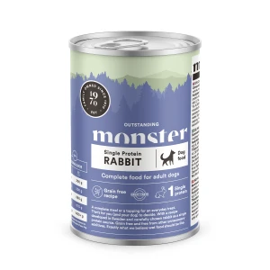 Monster Dog Adult Single Rabbit Burk 400 g