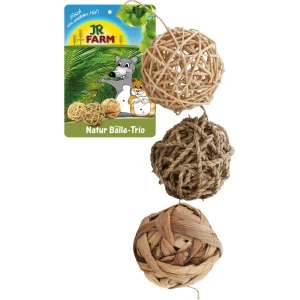 Jr Farm Natur Boll-trio 8cm