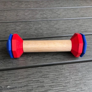 LG Rallyapport 10cm blå/röd