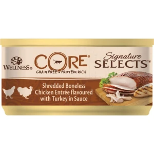 CORE Sig.Selects strimlet boneless Chicken w/Turkey 79g