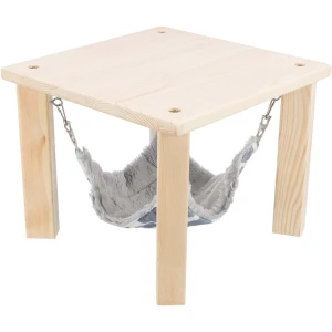 Sunny skyddplats, plattform med hammock