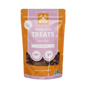 MUSH Treats Frystorkat Gris Hjärta